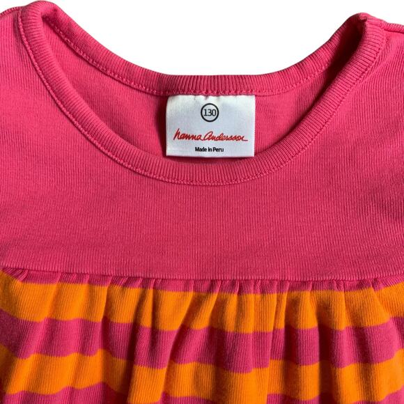 Hanna Andersson Striped Dress Made in Peru - Picture 2 of 7